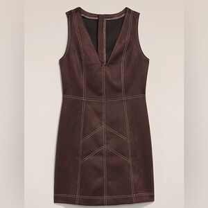 ANNA SUI X OLD NAVY Elegant Brown Sleeveless Dress